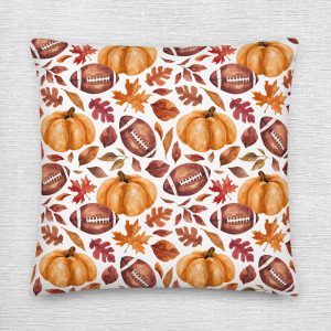 Autumn Football Pillow